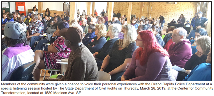 Public Hearings Hosted by State Department of Civil Rights