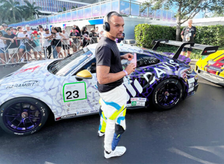 First Black Racer In Porsche Carrera Cup Competes At Formula One Miami Grand Prix